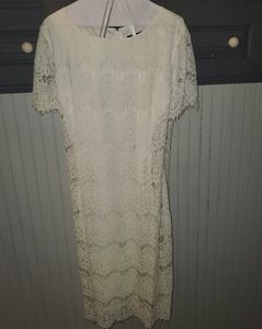Ivory lace dress
